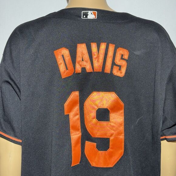 Majestic Authentic Baltimore Orioles Chris Davis #19 Jersey 56 Cool Base MLB EUC - Picture 5 of 10